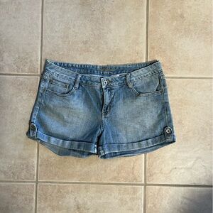 Classic Blue Denim Jean Shorts